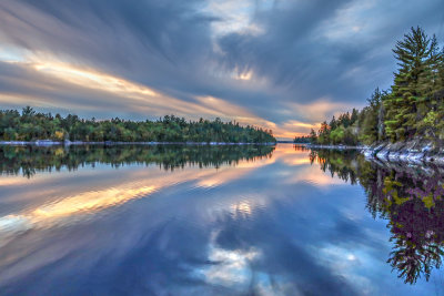 Coucher de soleil sur le Saguenay