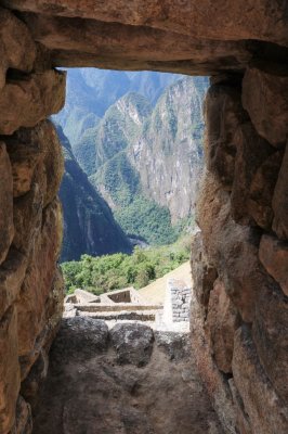 Window on the World in Machu Picchu