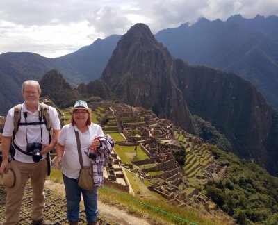 A couple of rubes in Machu Picchu