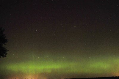 Big Dipper hugginf the horizon