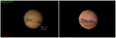 Mars with JPL Simulation Chart - 20200917 @ 0923 UT