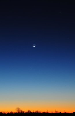 Mercury - Moon - Venus and Spica