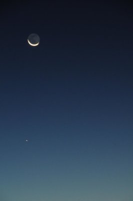 Mercury and the Moon