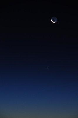 Mercury and the Moon