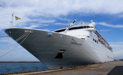 The Costa Classica docked in South Korea