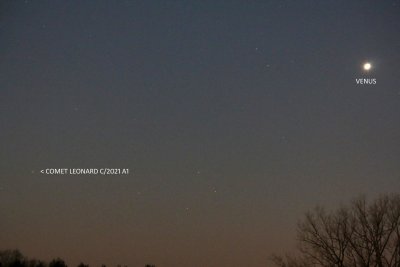 Comet Leonard C/2021 A1 - December 20 (UT)