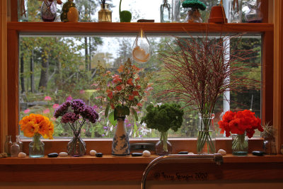 the October windowsill
