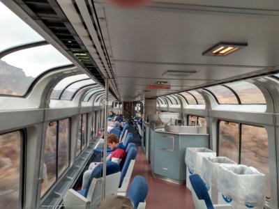 In the Observation Car