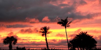 Dramatic Sunset After a Rainy Day