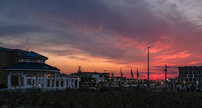 Gazebo Sunset in Sea Isle City