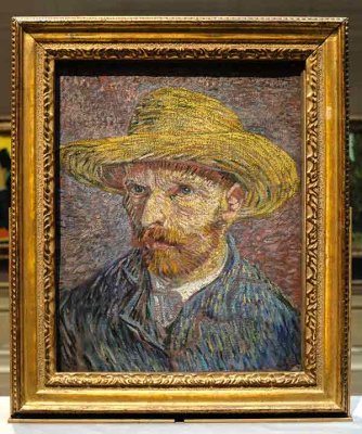 Vincent Van Gogh's Self-Portrait with a Straw Hat