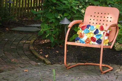 Colorful Metal Chair