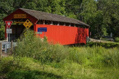 The Frog Hollow Covered Bridge