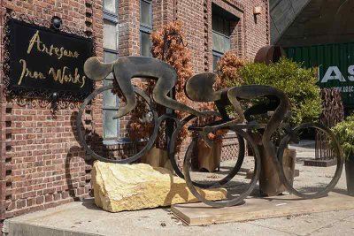 Cycling Sculpture in Manayunk