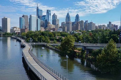 Center City from the South Street Bridge #2