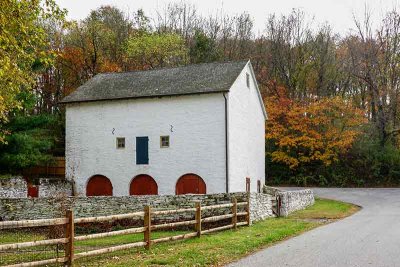 A Corner Barn in Autumn