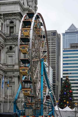Christmas in Philadelphia: 65-foot-tall Ferris Wheel