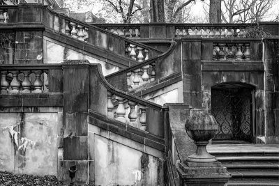 A Grand Stairway at Winterthur