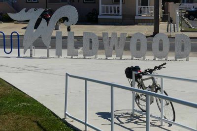 The Wildwood Letters Logo Near the Band Shell in Wildwood #3 of 3