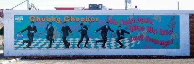 Chubby Checker Mural