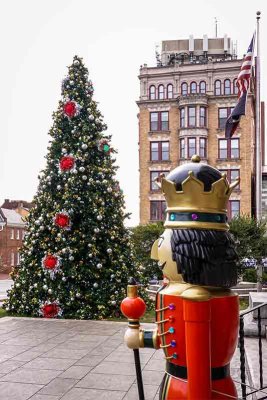 Toy Soldier View of the West Chester Christmas Tree