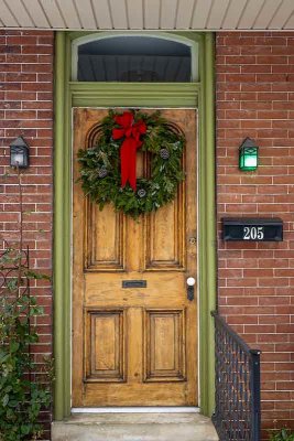 A Distinctive Holiday Door