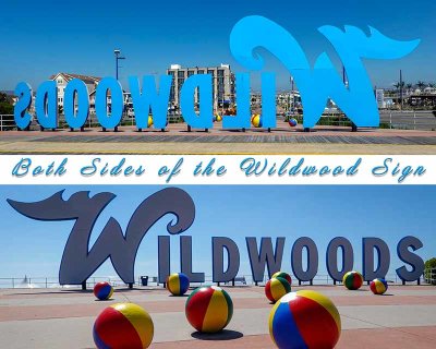 Both Sides of the Wildwood Sign