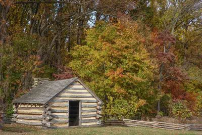 Valley Forge Cabin in Autumn