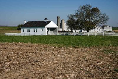 A One-Room Amish Schoolhouse