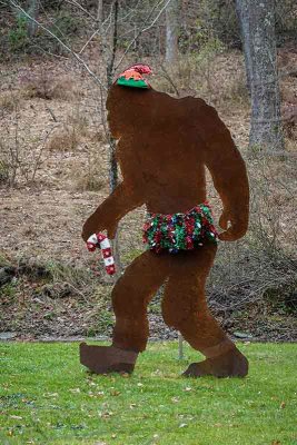 Looks Like Sasquatch is in the Christmas Spirit!