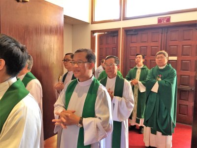 Thanh Le tai Trung Tam Cong Giao