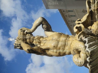 Piazza Barberini. Fontana del Tritone