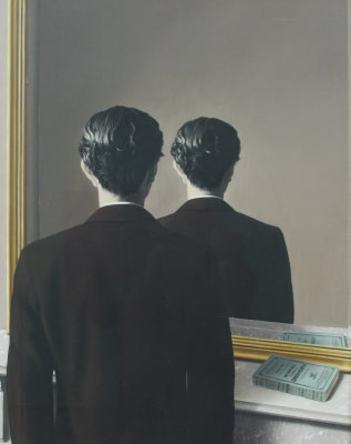 Magritte. La Rproduction interdite. 1937.