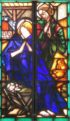 Johan Thorn Prikker. Stained Glass, The Nativity.1912.