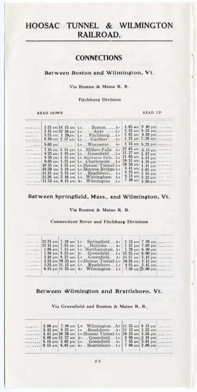 Green Mountains of Southern Vermont H.T. & W. brochure 