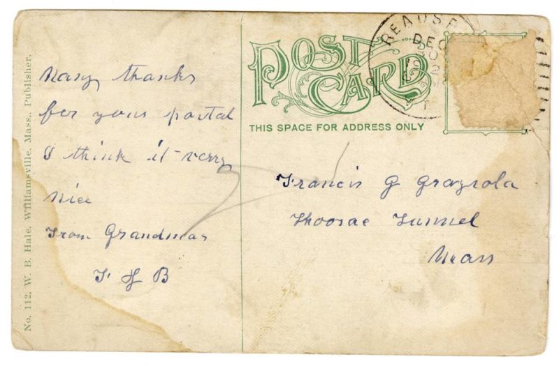 Iron Bridge over the Deerfield, Readsboro, Vt. reverse
