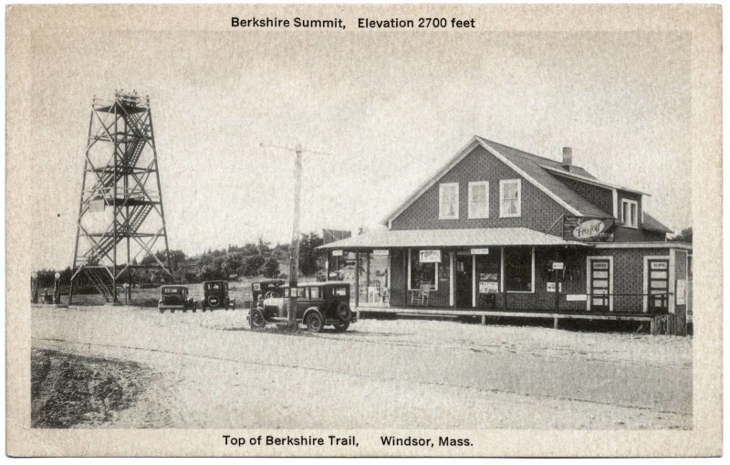 Berkshire Summit, Elevation 2700 feet Top of Berkshire Trail, Windsor, Mass.