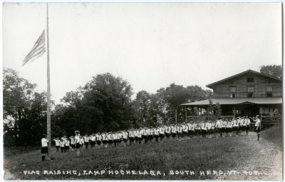 Flag Raising, Camp Hochelaga copy B