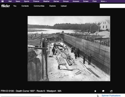 Death Curve 1937- Route 6 (Spinner Pubs.)