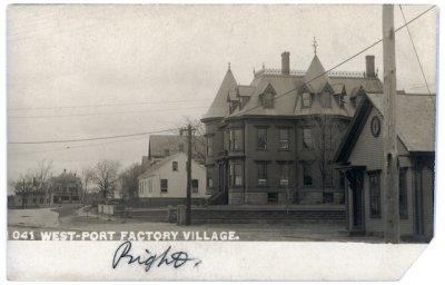 1041 West-Port Factory Village (right) (Westport Hist. Soc.)