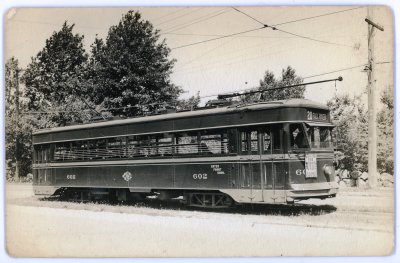 Fall River street car no. 602