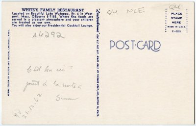 White's Family Restaurant reverse