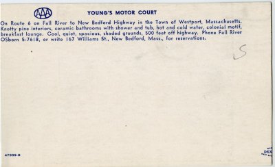 Young's Motor Court reverse