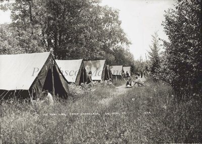 The Tent Line, Camp Hochelaga, So. Hero, VT. 1238 (from negative)