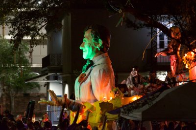 night parade on St Charles