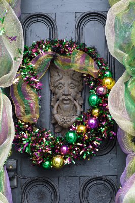 NOLA door decoration