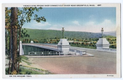 French King Bridge over Connecticut River near Greenfield, Mass. 4MT