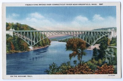 French King Bridge over Connecticut River near Greenfield, Mass. 5MT