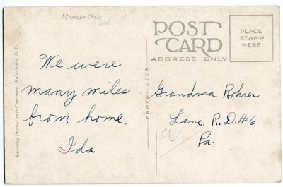 French-King Bridge, Mohawk Trail, Mass. reverse