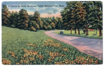 A Turn in the Road, Shelburne Valley, Mohawk Trail, Mass.